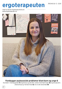 Bilde av ergoterapeuten Nr. 2 2023 ute nå!