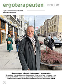Bilde av ergoterapeuten Nr. 2 2025 ute nå!