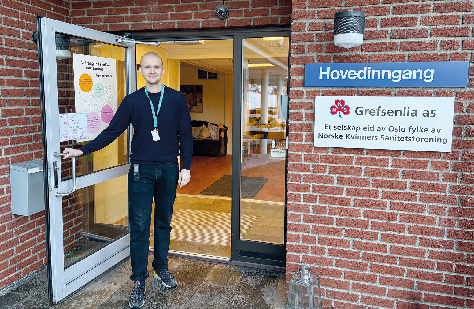 Jesper Dahl Eriksen jobber som ergoterapeut ved Grefsenlia.