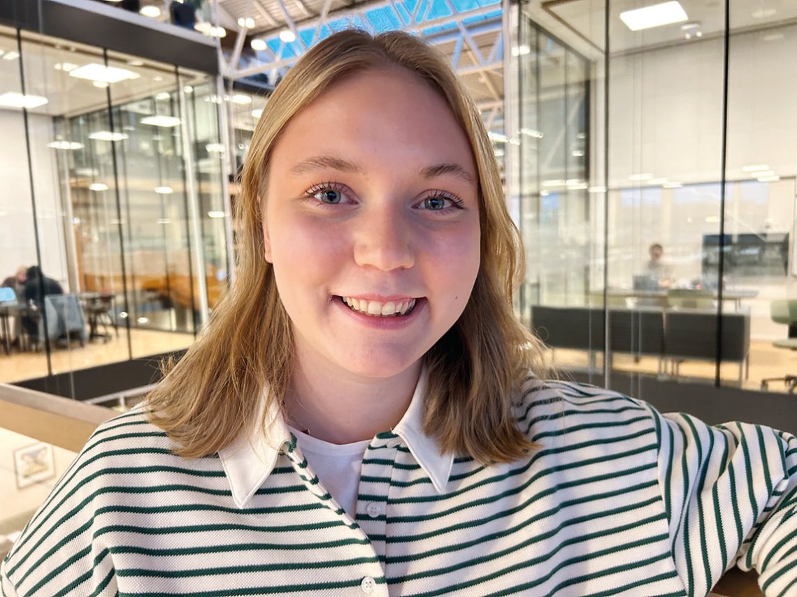 Nora Eriksen er nyvalgt leder av Ergoterapistudentene.